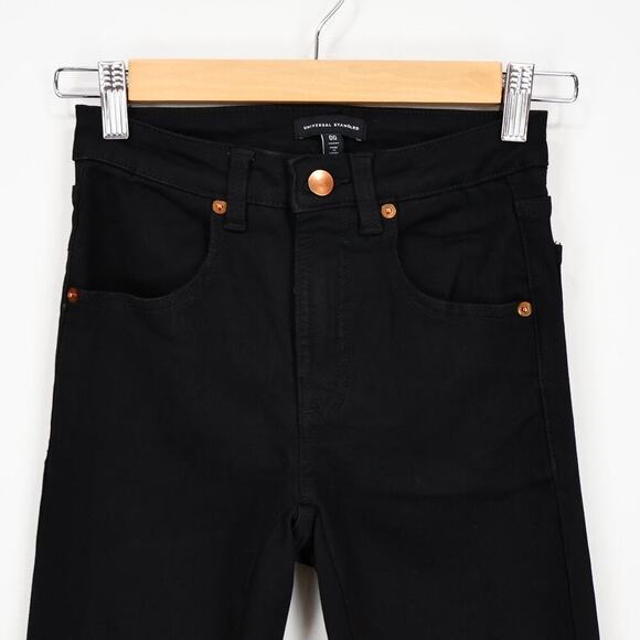 Universal Standard High Rise Marne Bootcut Jeans Jet Black Size 00 NWOT - Picture 3 of 8